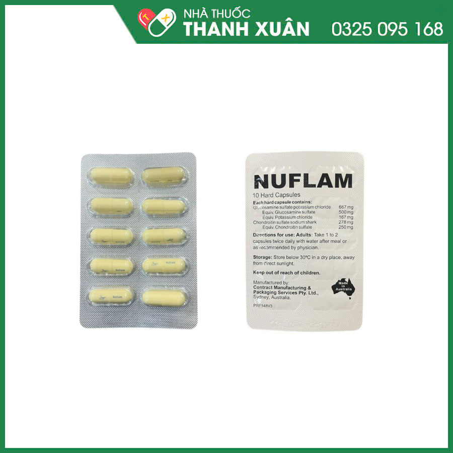 Nuflam thuốc giảm triệu chứng của thoái hóa khớp thể nhẹ